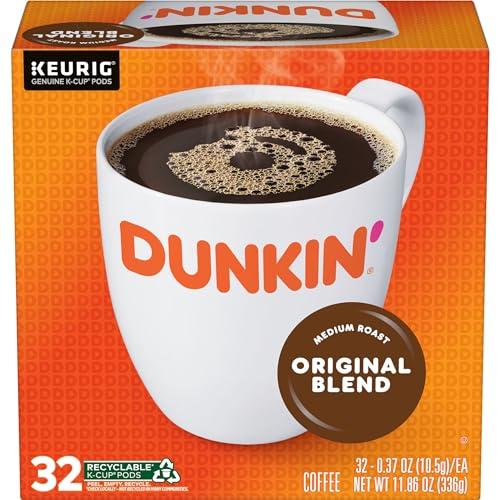 Dunkin\' Dunkin\' Original Blend Medium Roast Coffee, 32 Keurig K-Cup Pods