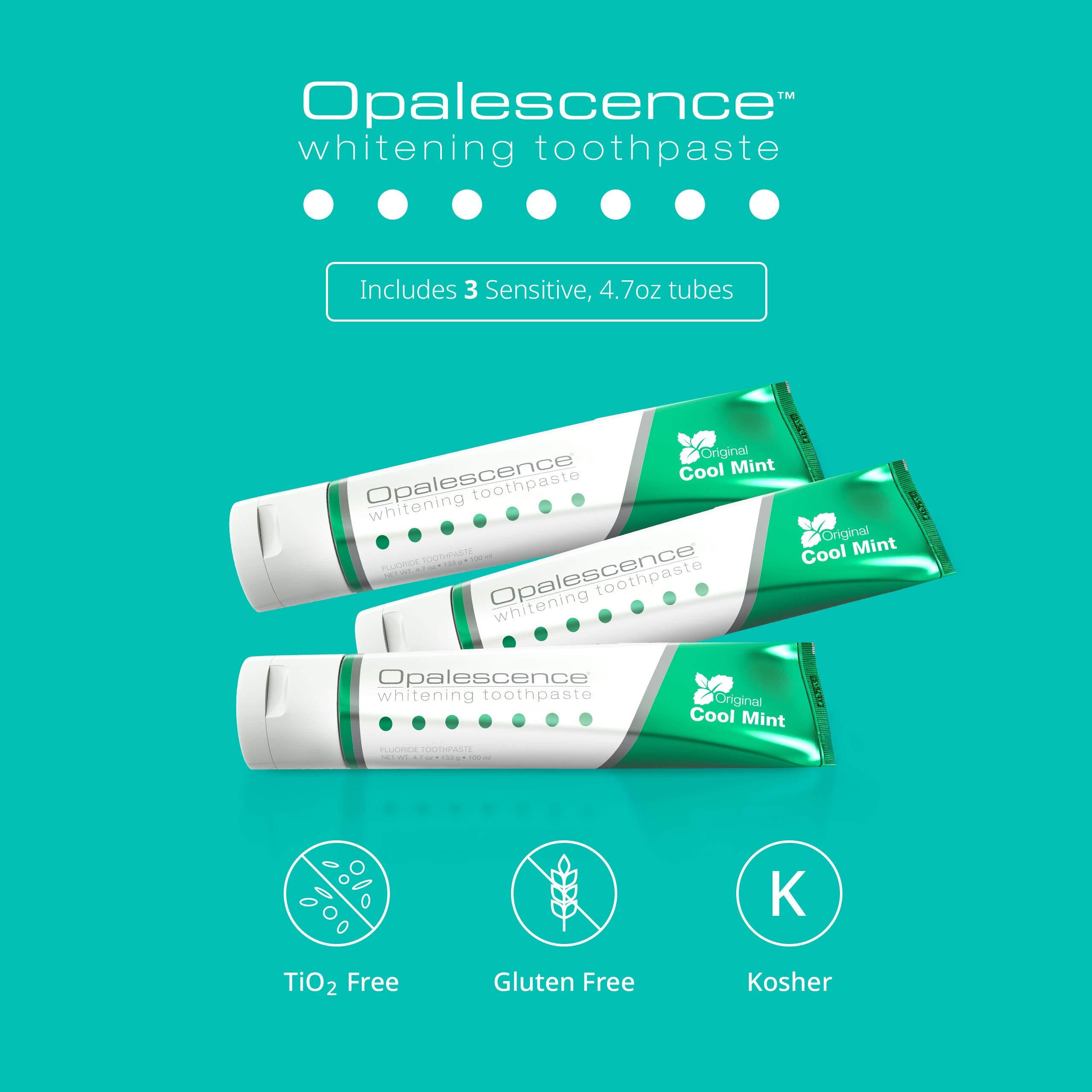 Opalescence Opalescence Whitening Toothpaste for Sensitive Teeth - Oral Care, Mint Flavor, Gluten Free - 3 Pack