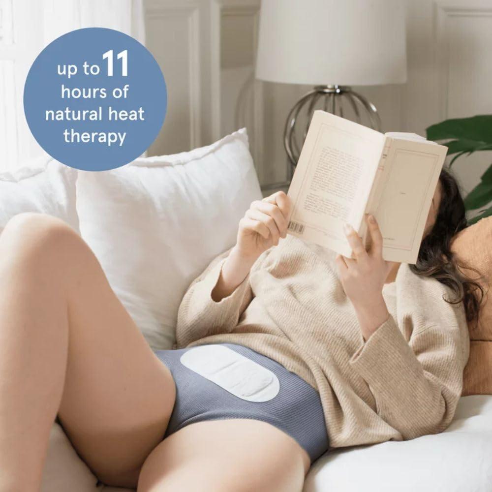 LOLA LOLA Heating Patches for Period Cramps (3 Count), Soothing Natural Heat Therapy for Pain Relief, Disposable Heating Pad