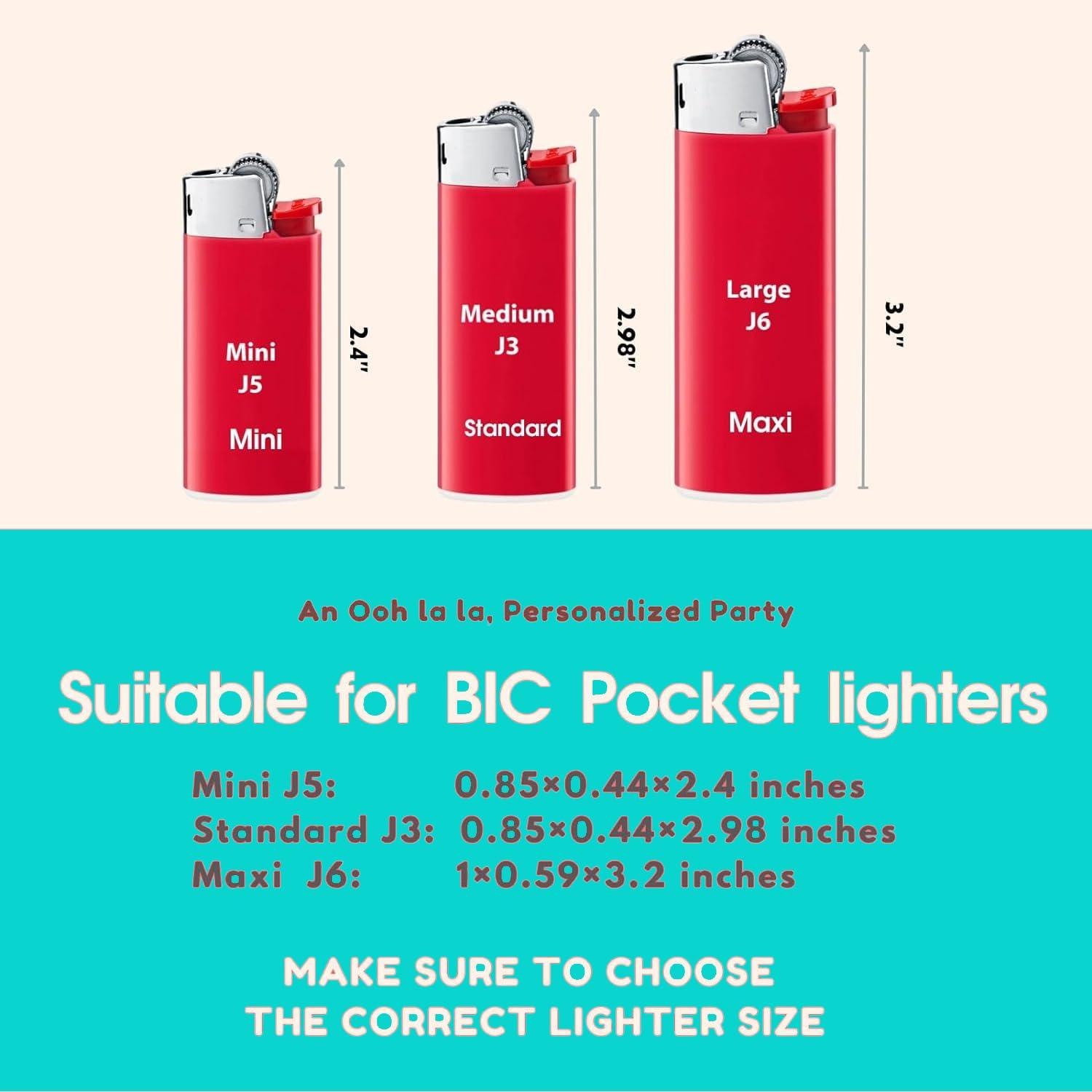 CONNYAM Custom Lighters' Pictures, Lighter Photo Wraps, Custom Lighter Personalize Your Own Pictures,Suitable for Bic Pocket Lighter, Ideal for Company Gifts and Wedding Favors(Lighter Not Included) (300)