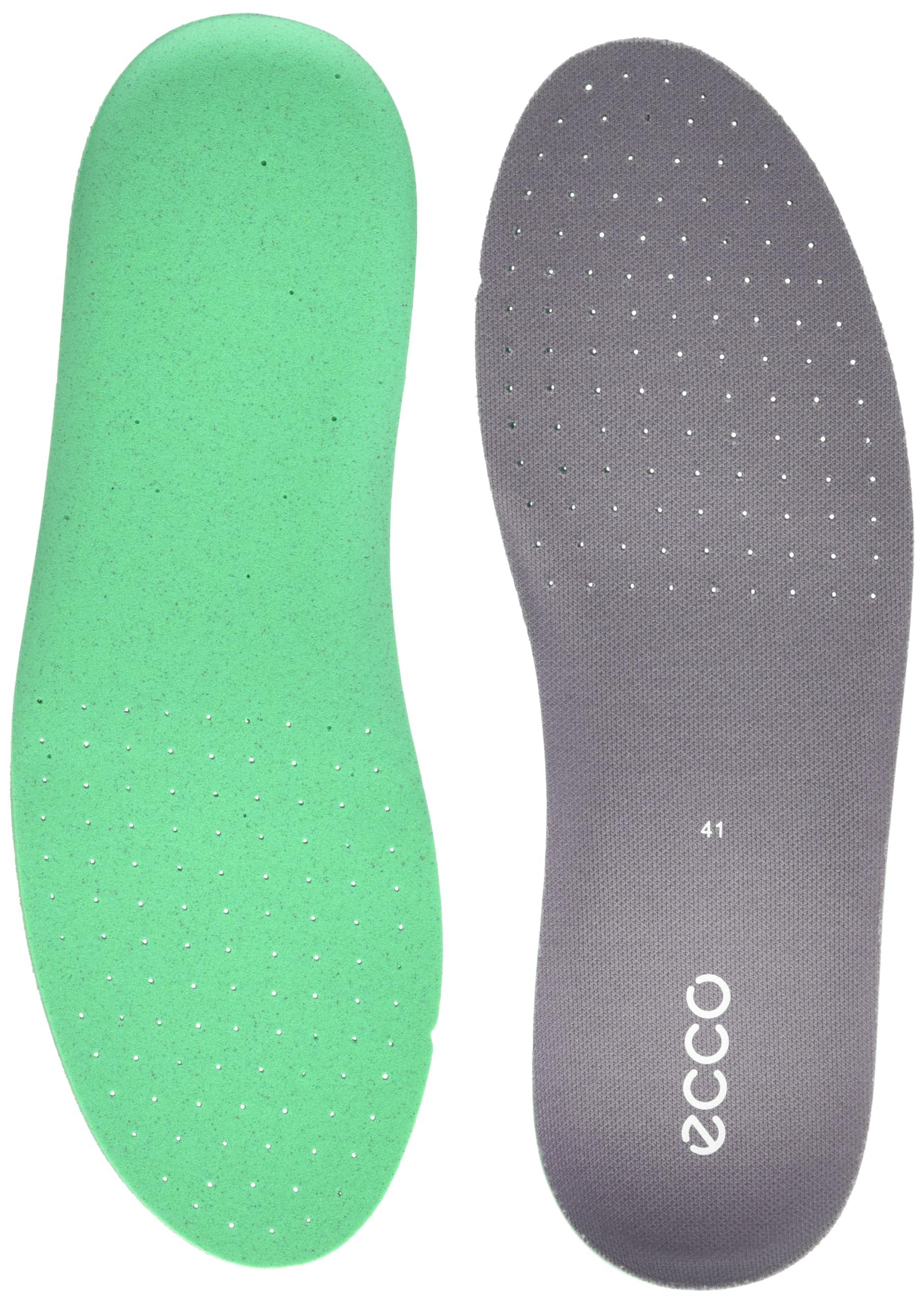 ECCO ECCO Men\'s Active Performance Textile Insole, Dark Grey Perforated, 5-5.5