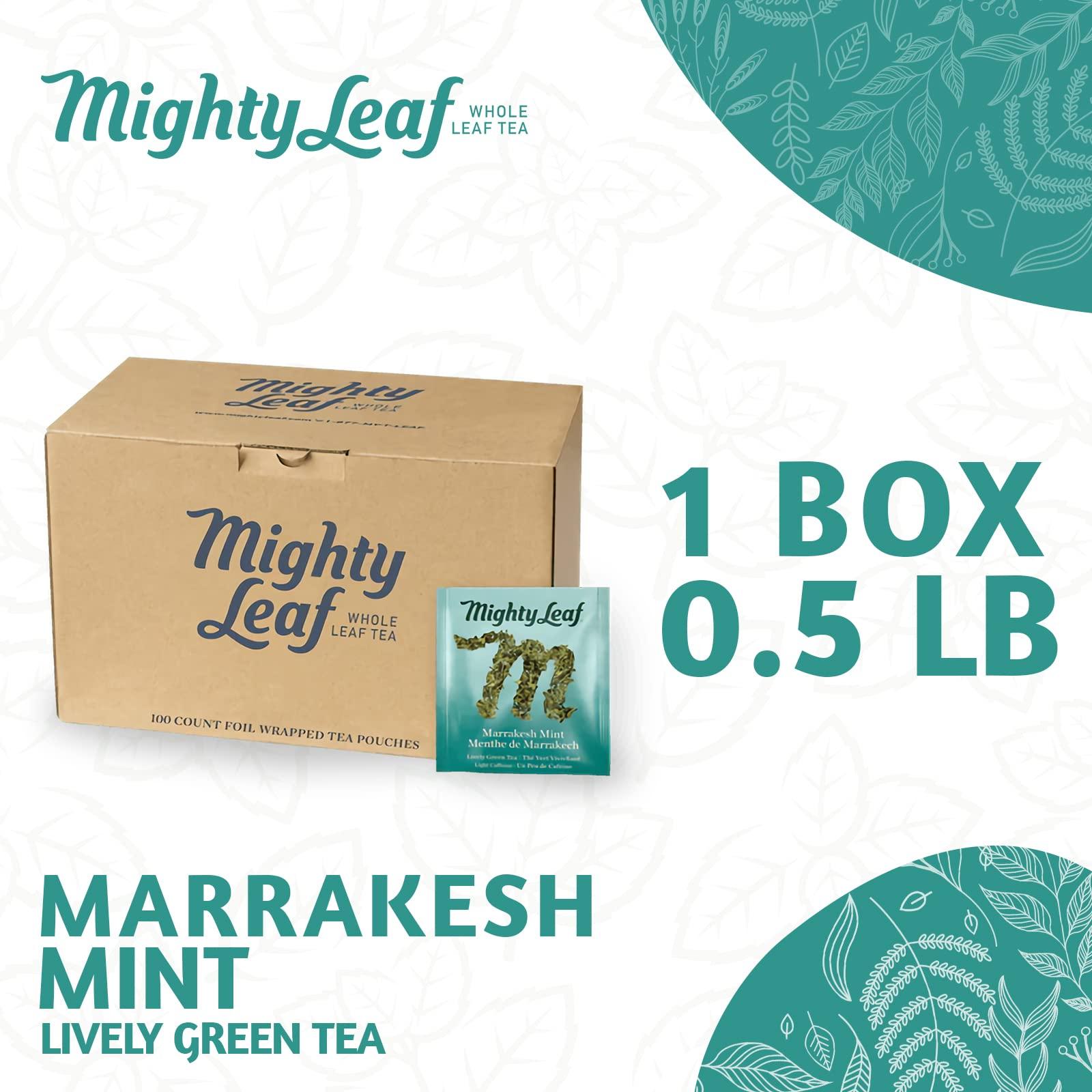 Mighty Leaf Mighty Leaf Tea - Marrakesh Mint - 100 Pouches Foil Wrapped