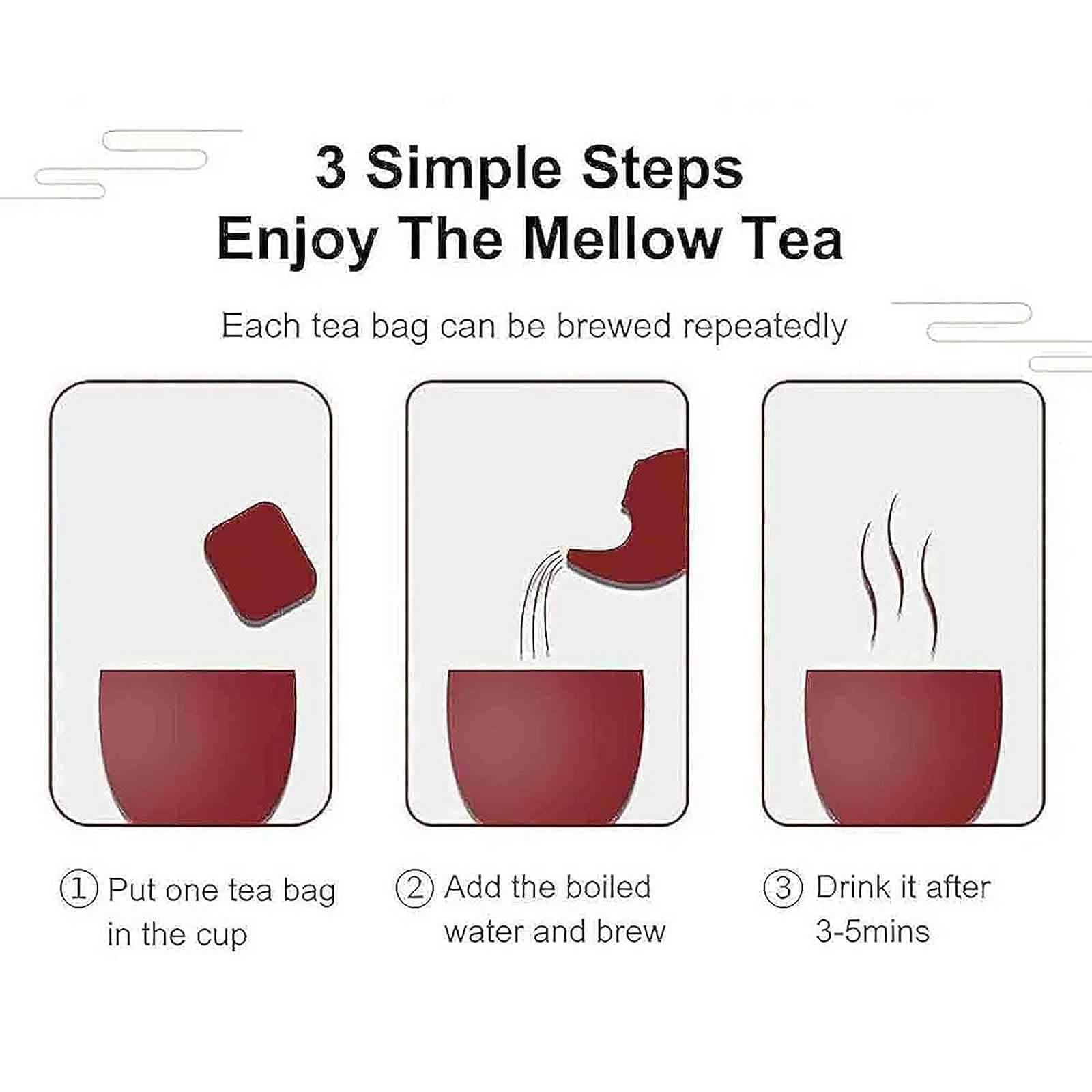 KRRHUEO Ginseng Five Treasures Tea Kidney Tea, Kidney Tea Formula Ginseng Five Treasure Tea, Ginseng Five Treasures Tea, Liver And Kidney Care Tea, Herbal Ginseng Tea For Tonic Men (1Box)