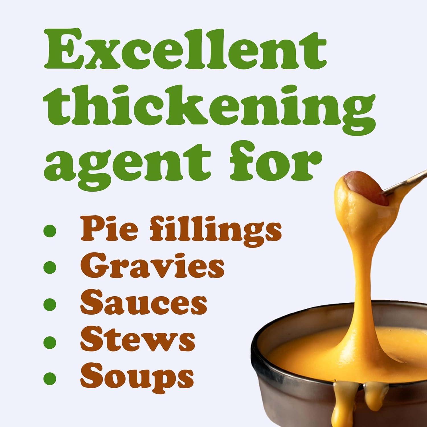 Food to Live Food to Live Organic Tapioca Flour, 3 Pounds Non-GMO Finely Ground Tapioca Starch. Wheat and Rice Flour Substitute. All Purpose Thickening Agent for Baking, Sauces & Gravies. Vegan, Bulk