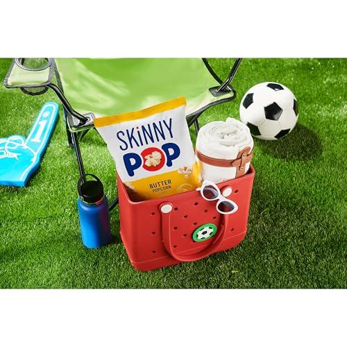 SkinnyPop SkinnyPop Butter Popcorn, Gluten Free, Non-GMO, Healthy Popcorn Snacks, Skinny Pop, 4.4oz Grocery Size Bag