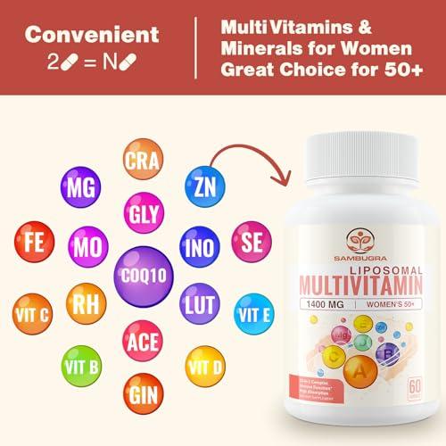 Sambugra Sambugra TUDCA Supplements 1100mg and Liposomal 33-in-1 Multivitamin Supplement, High Bioavailability Supplement,Comprehensive Support for Health (Pack of 2)