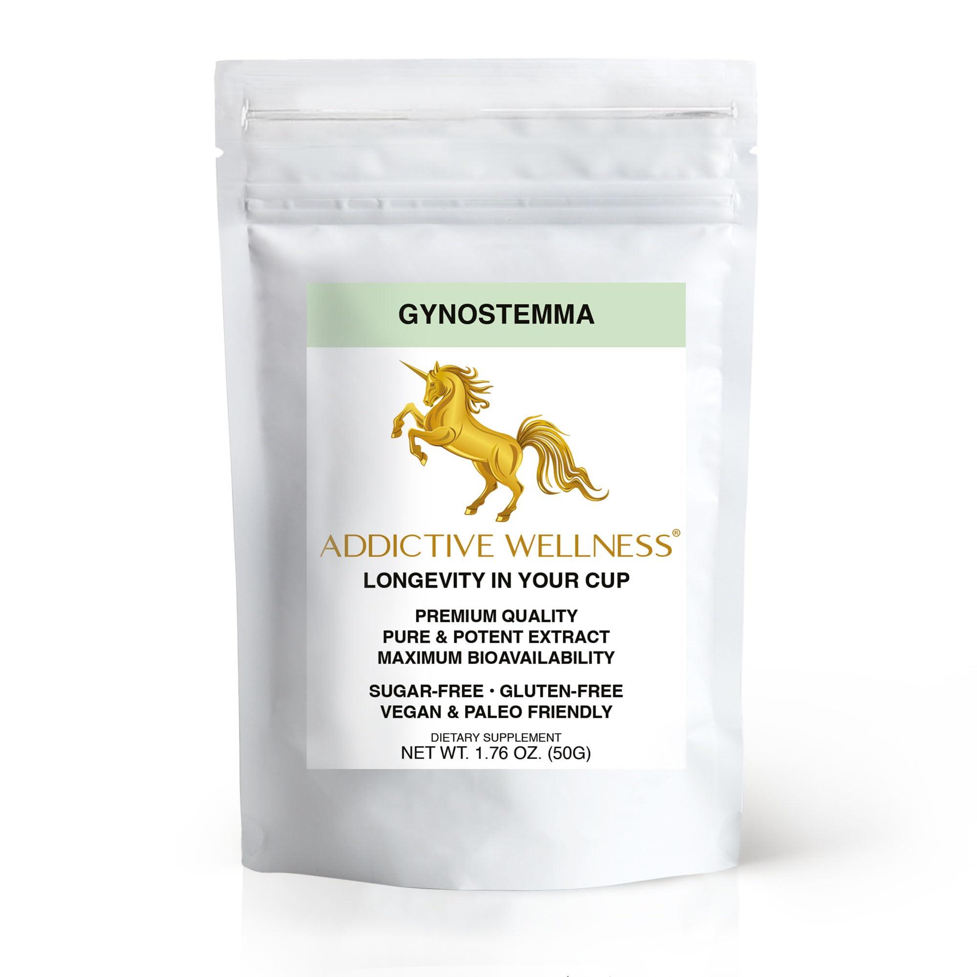 Addictive Wellness Addictive Wellness Gynostemma Leaf Extract Powder - Pure & Potent Jiaogulan Adaptogen for Energy, 1 Packet