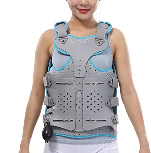 SJHY Posture Corrector Thoracic Back Brace Spinal Lumbar Fracture for Hyperextension Orthotics Spine Fixation Lumbar Thoracolumbar Brace Back Posture (Size : Single airbag)
