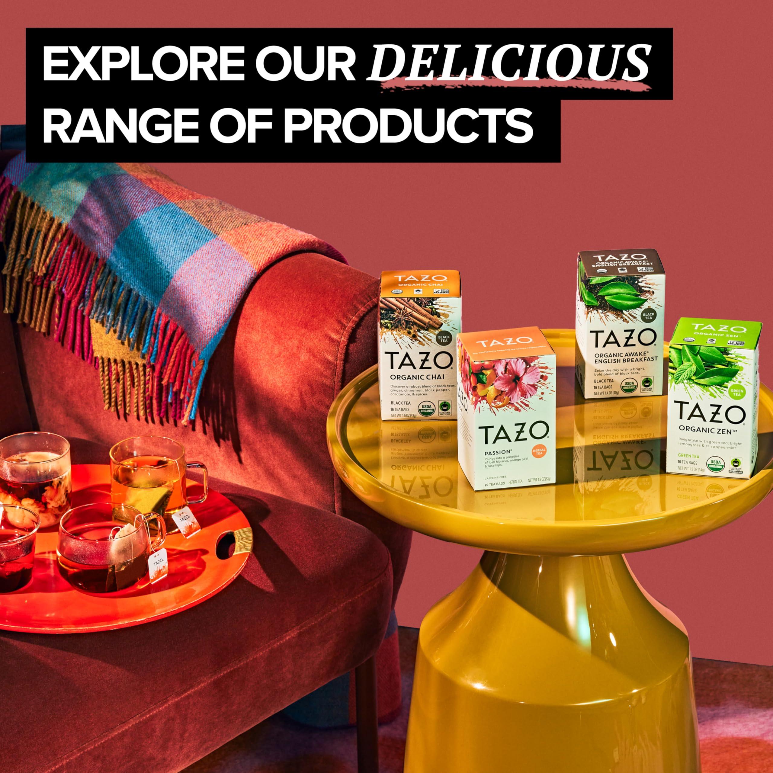 TAZO TAZO Organic Awake English Breakfast Black Tea, 16 Total Tea Bags