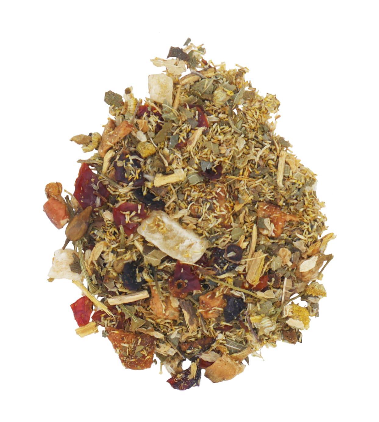 Arbata Arbata Serenity Peach Tea, 12 Pyramid Tea Bags Decaf Herbal Tea, Artisinal Naturally Flavored Caffeine Free Tea with Notes of Citrus, Apple, Pineapple