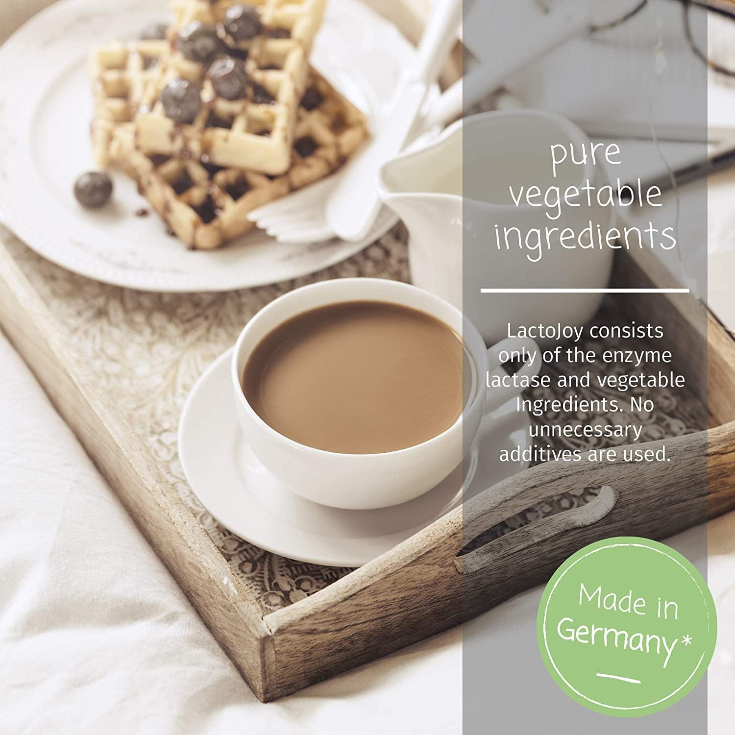 LactoJoy LactoJoy Lactase Pills I 240 Pieces Refill Package I Powerful Lactase Enzymes for Lactose Intolerance I Ultra Pure Lactase for Improved Digestion I 100% Vegan