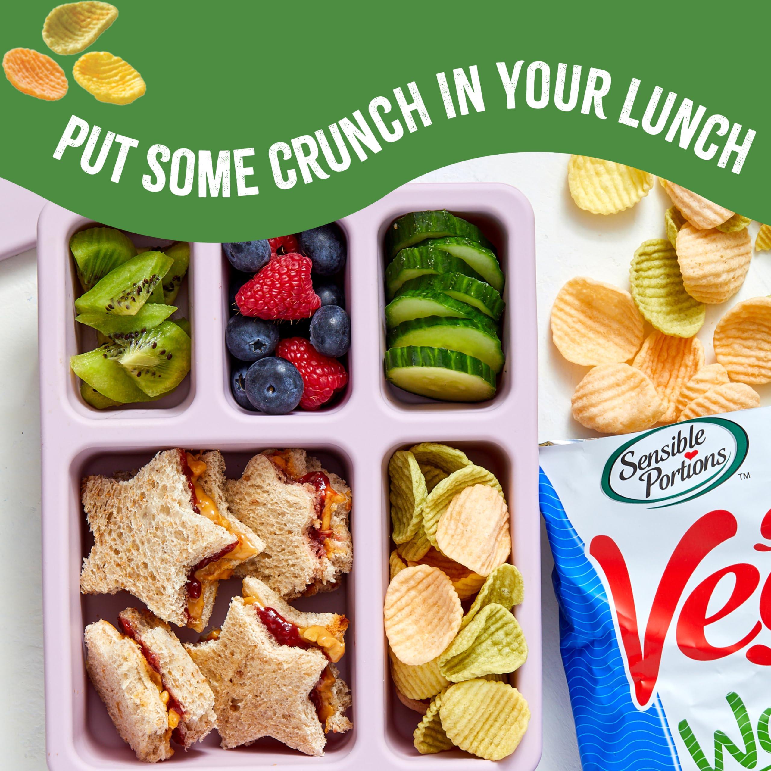 Sensible Portions Sensible Portions Veggie Wavy Chips, Sea Salt Flavor, Gluten-Free Chips, 7 Ounce Bag, 6-Pack