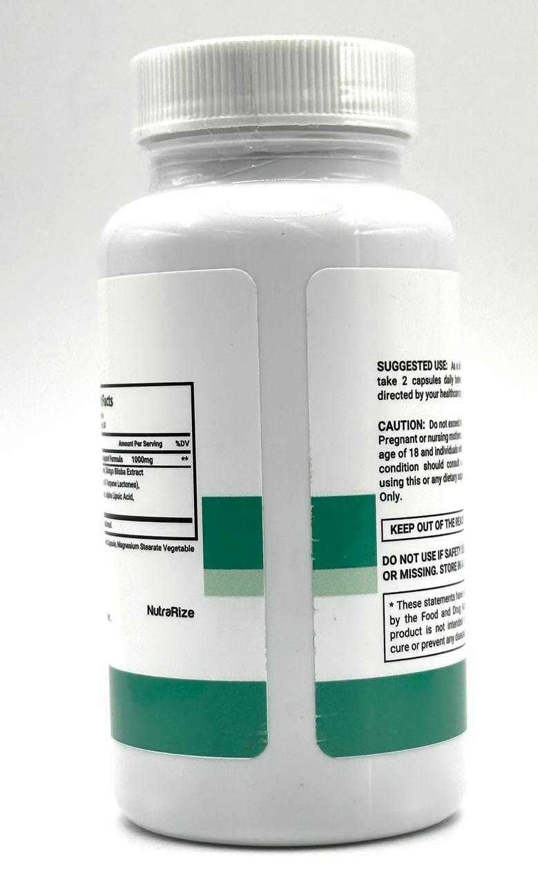 NutraRize Vertigenics - Natural Formula for Balanced Nutrition, Maximum Strength Supplement for Cognitive Health & Wellness, Premium Support Capsules, Vertigenics Reviews Official (60 Capsules)