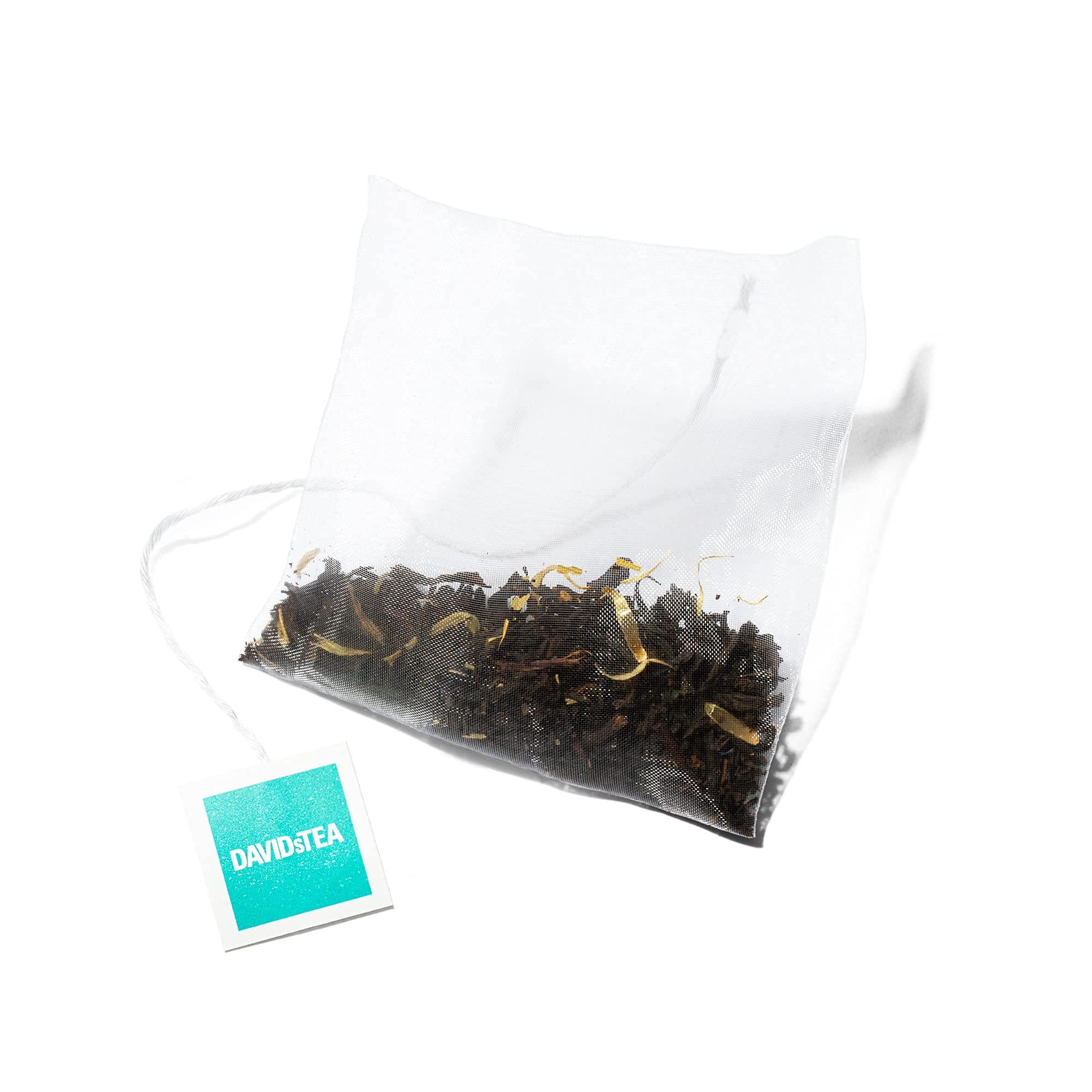 DAVIDsTEA DAVIDsTEA Organic Cream of Earl Grey Tea Sachets, Premium Black Tea with Bergamot and Vanilla, 75 Teabags Total