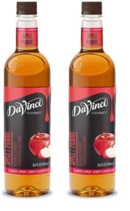 DaVinci Gourmet DaVinci Gourmet Classic Apple Syrup, 25.4 Fluid Ounce (Pack of 2)