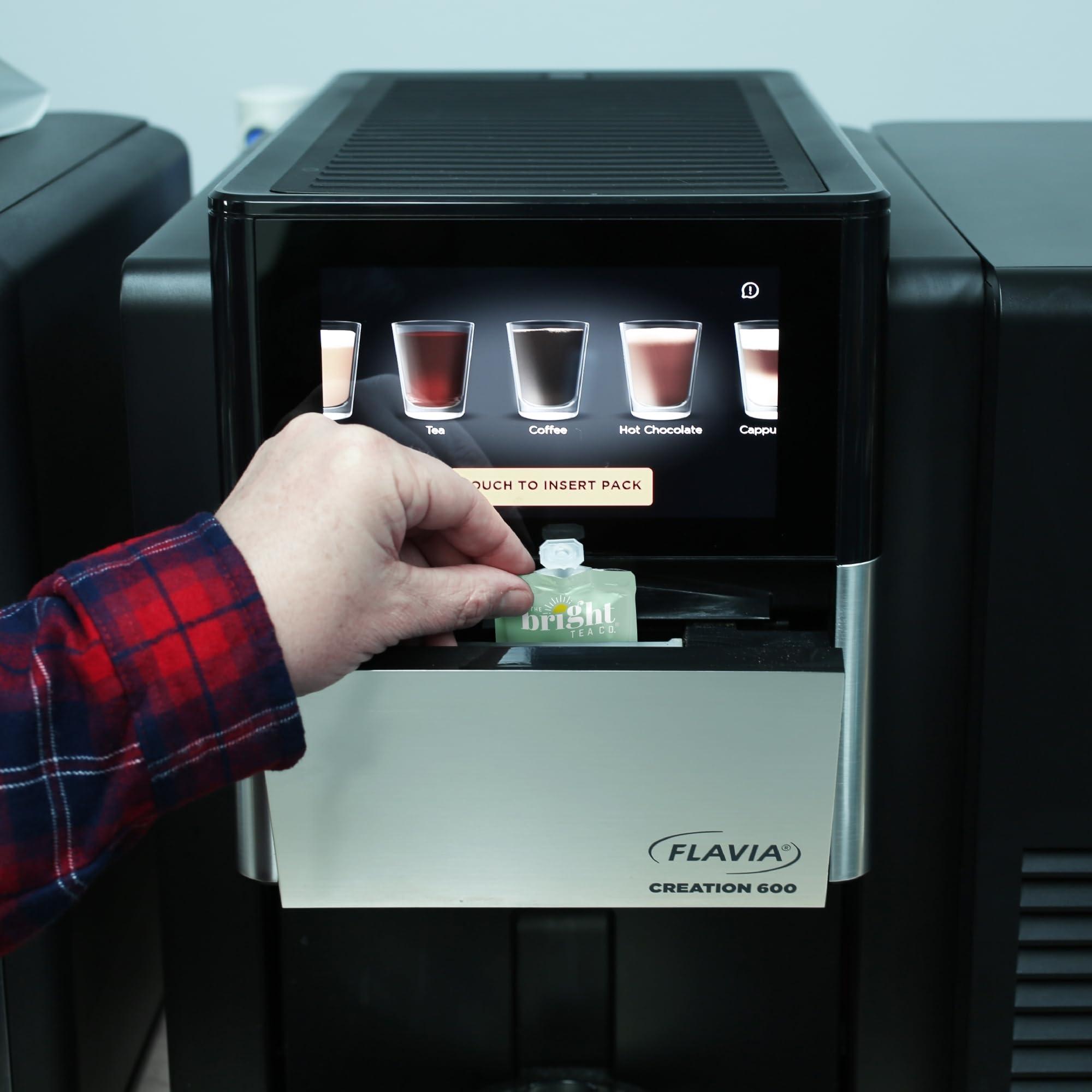 Flavia The Bright Tea Co. Peppermint Herbal Tea Fresh Pack for Flavia Brewers (Pack of 100 Fresh Packs)