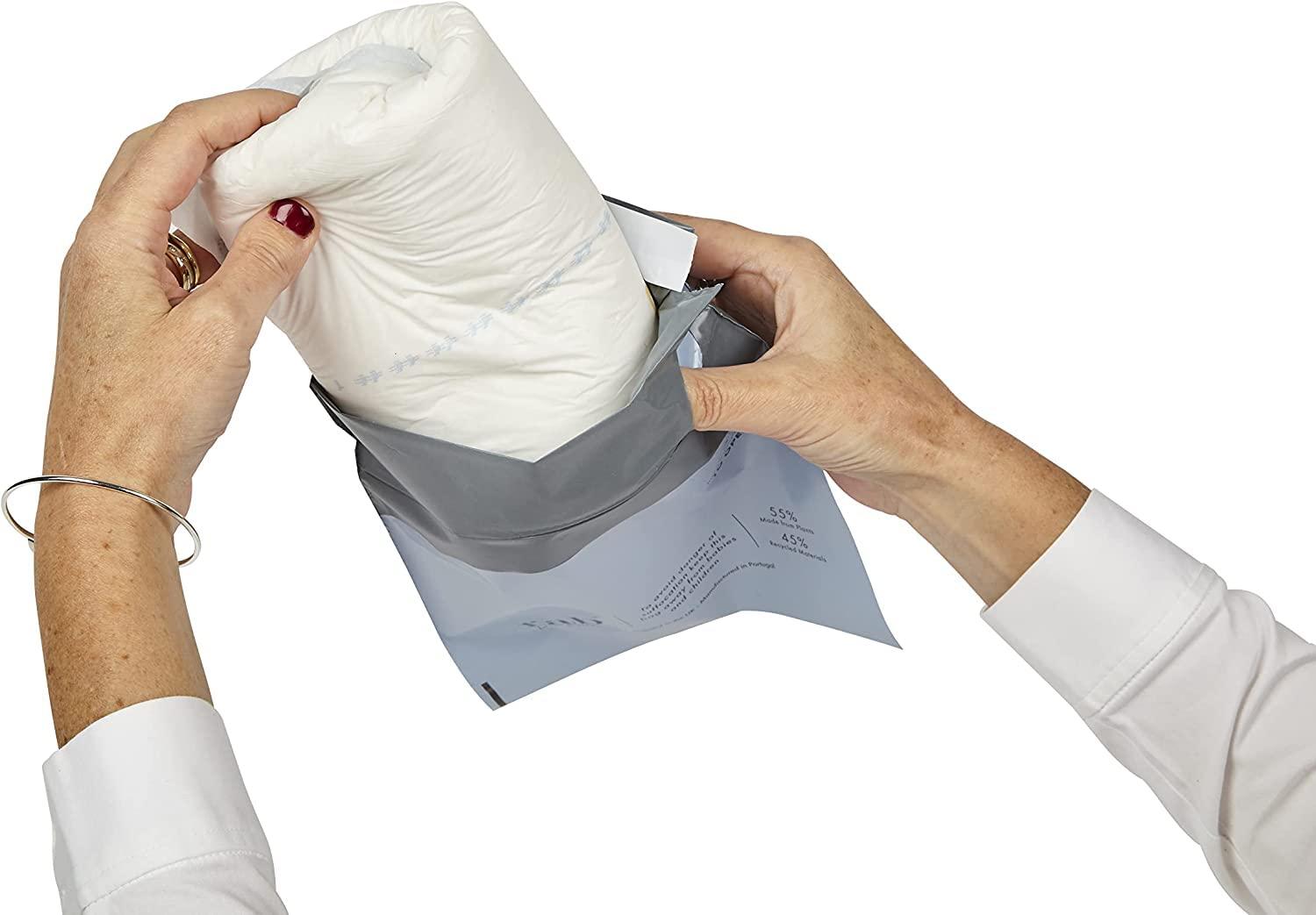 Fab Little Bag Fab Little Bag HyGeeni Disposal Bags for Nappies, Incontinence Pads, Ostomy & Catheter Bags - Prevents Odours, No Mess, Eco-Friendly, Pack of 50 Bags