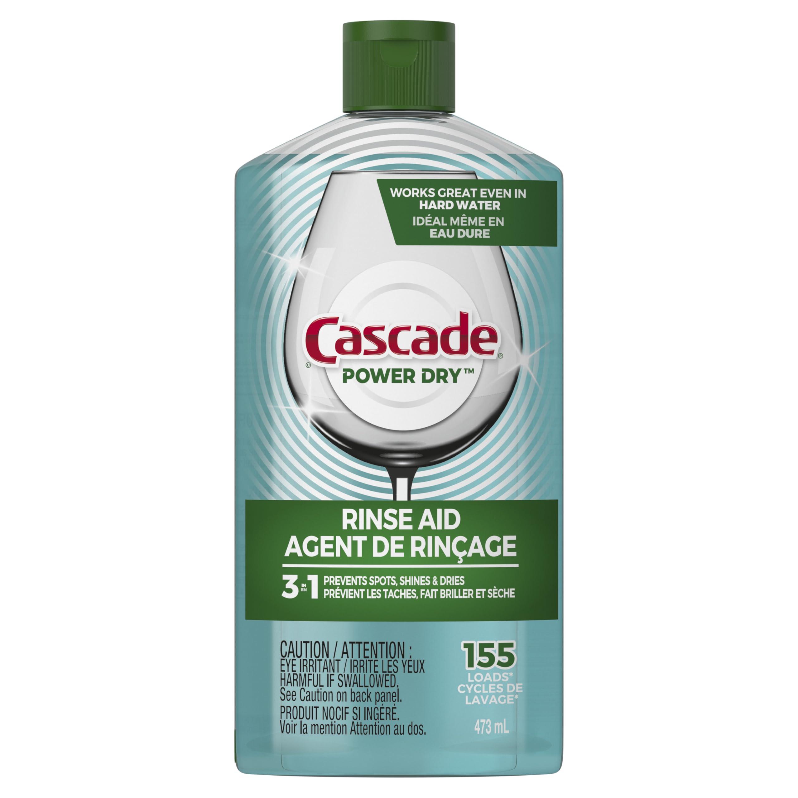 Cascade Cascade Power Dry Dishwasher Rinse Aid, 16 fl oz