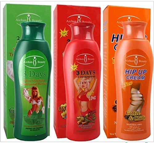 AICHUN BEAUTY Aichun Hip Up Butt Enhancement Slimming Fitting Cream Skin Buttocks Enlargement 200ML (GINGER & CHILLI)