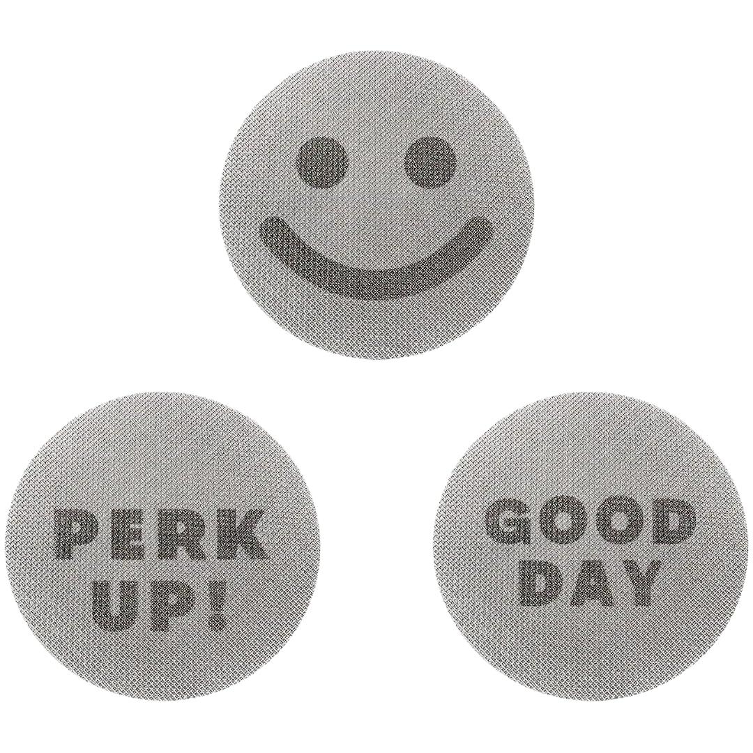 Generic Generic Happy Puck Espresso Puck Screens (3 Pack) | Stainless Steel Mesh | For All Portafilter Sizes 58.5MM, 53.5MM, 51MM | Coffee Filter Screen (58.5mm)