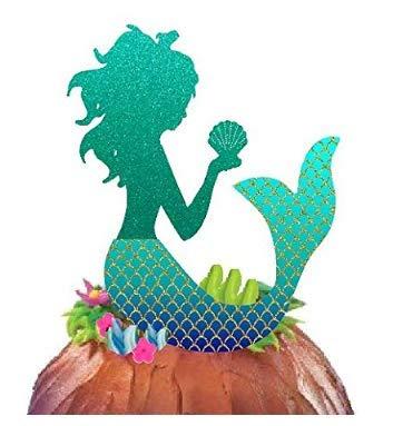 CakeSupplyShop Cake / Food / Cupcake / Appetizer /Desert Decorating Topper Decorations (Mermaid Cake Topper)