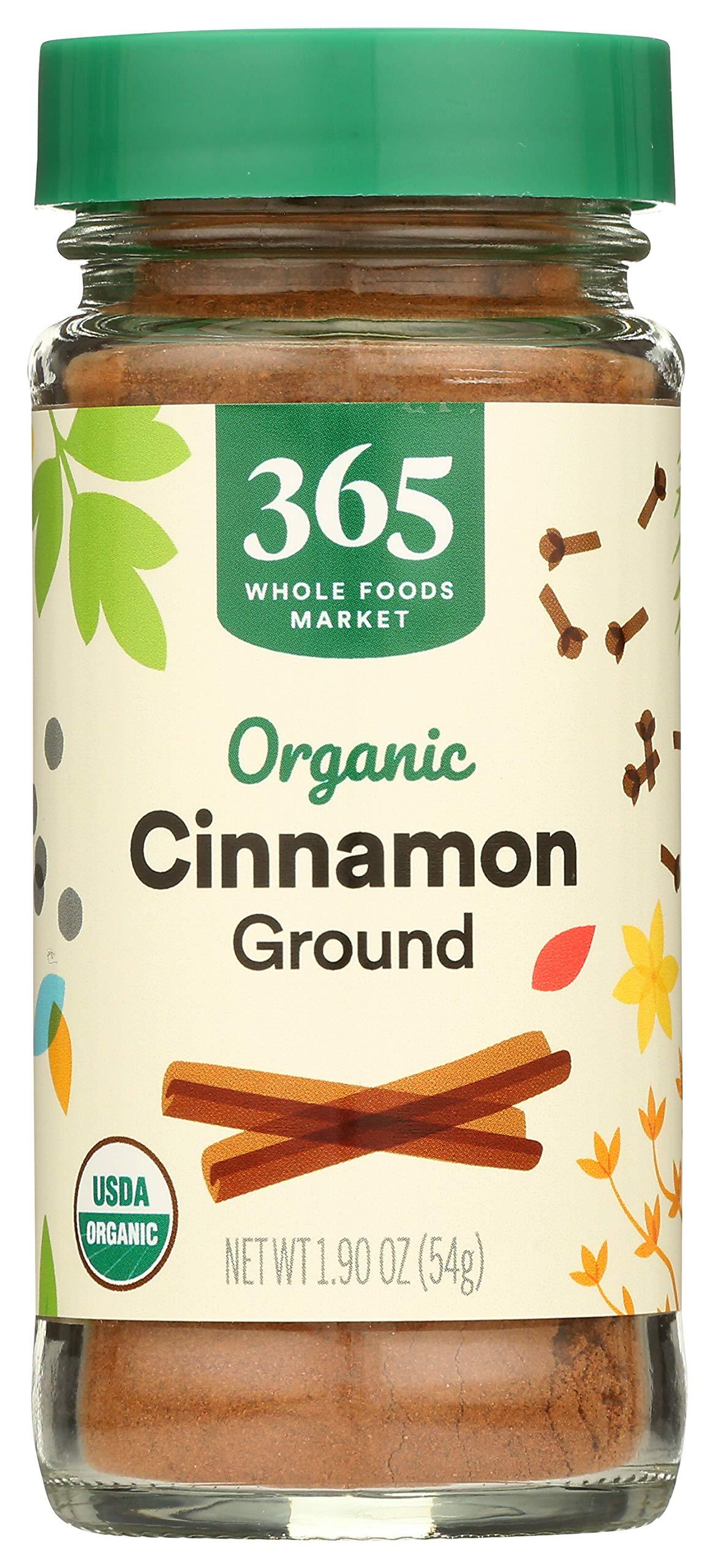 365 by Whole Foods Market 365 by Whole Foods Market, Organic Ground Cinnamon, 1.9 Ounce (Pack of 2)