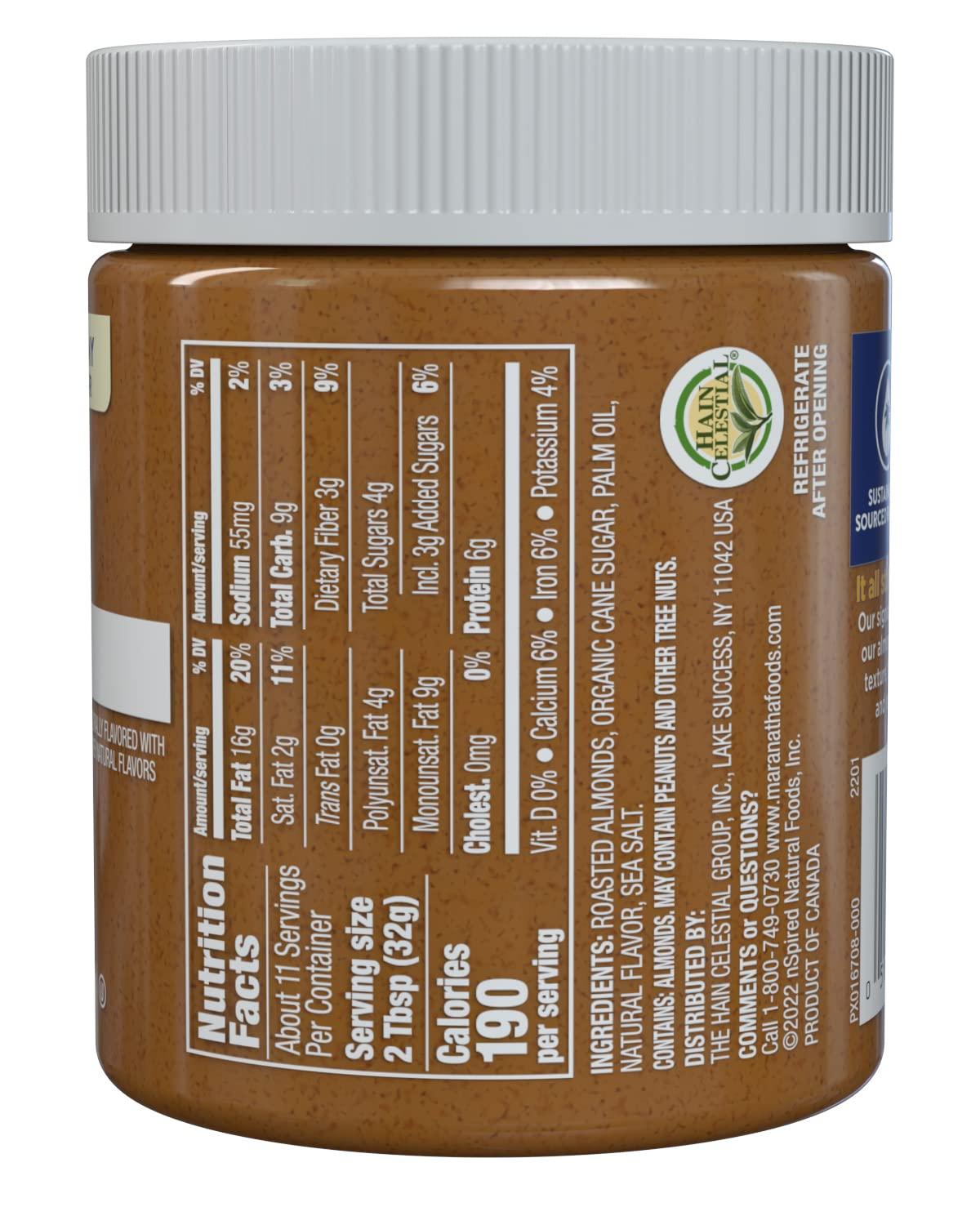 MARANATHA MaraNatha No Stir Creamy Roasted Caramel Almond Butter, 12oz (Pack of 2)