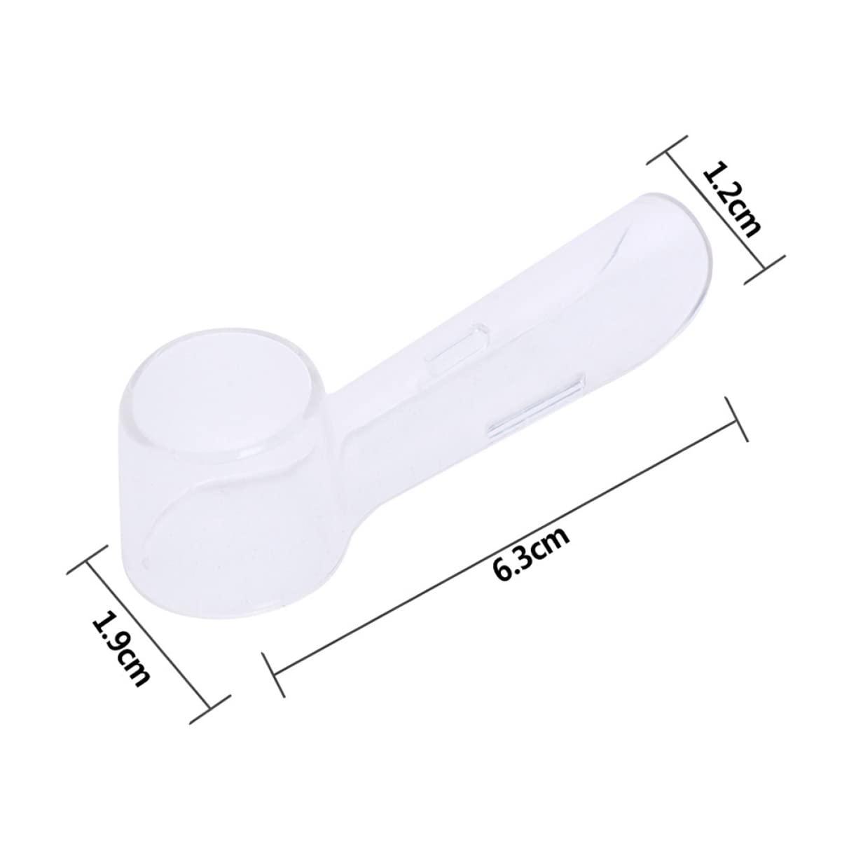 Cabilock Cabilock Practical Electric Toothbrush Cover 8pcs Toothbrush Covers Cap Travel Toothbrush Case Sanitary Anti Dustproof
