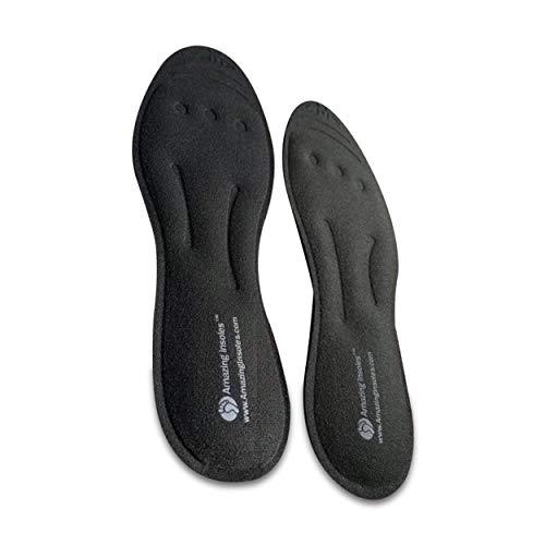 Amazing Insoles Superior Therapeutic Massaging Insoles by Amazing Insoles | 100% Liquid Gel Glycerin | Ideal for Running & Walking | Orthotic Shoe Insoles for Women | Comfortable Design for Plantar Fasciitis Relief