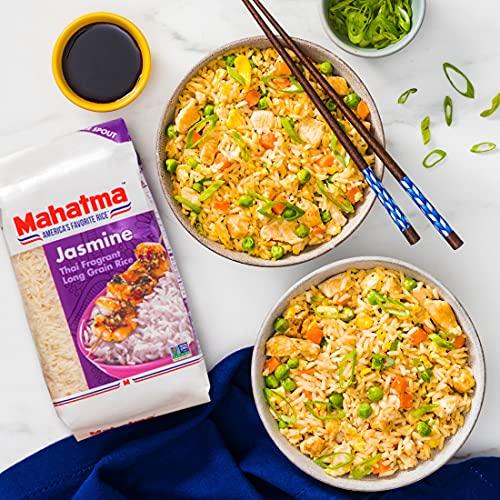 Mahatma Mahatma Jasmine Rice, 5-Pound (Pack of 8)
