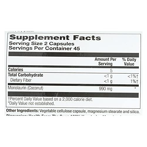 Health From The Sun Health From The Sun Monolaurin - 1 Each - 90 VCAP
