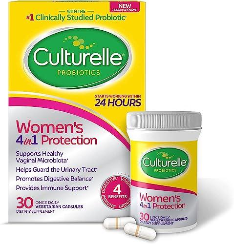 Culturelle Culturelle Bundle of Culturelle Women\'s 4-in-1 Protection, Daily Probiotics for Women - 30 Count + Culturelle Men\'s Daily Health Probiotic & Multi-Vitamin, Digestive & Immune Health, 30 Count