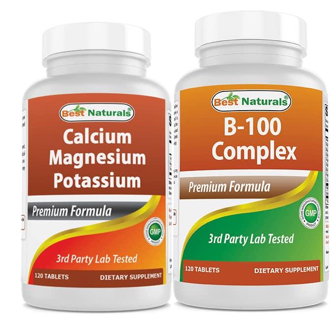 Best Naturals Calcium Magnesium Potassium & B-100 Complex