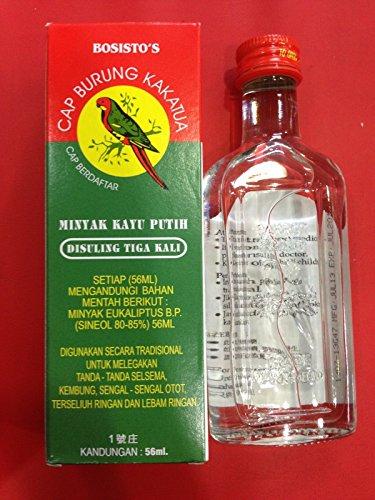 Parrot Brand Oil Parrot Brand Oil of Eucalyptus Triple Distilled 56ml for External Use Only