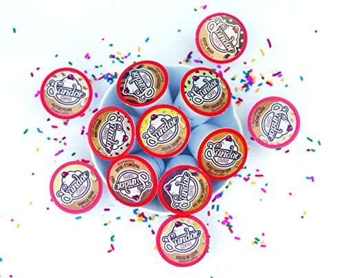 Sundae Coffee Sundae Ice Cream Flavored Coffee Pods, Compatible with 2.0 Keurig K-Cup Brewer, (Dulce de Leche) 48 Count