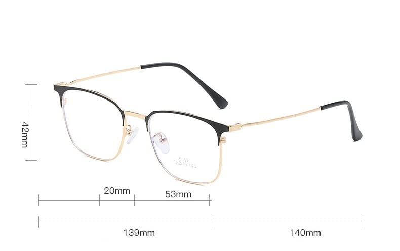 MaLuan Anti Glare Sturdy Computer Readers Eyewear Reading Glasses Blue Light Blocking Flat Light Mirror for Women/Men (Color : Red-golden, Size : +2.00)