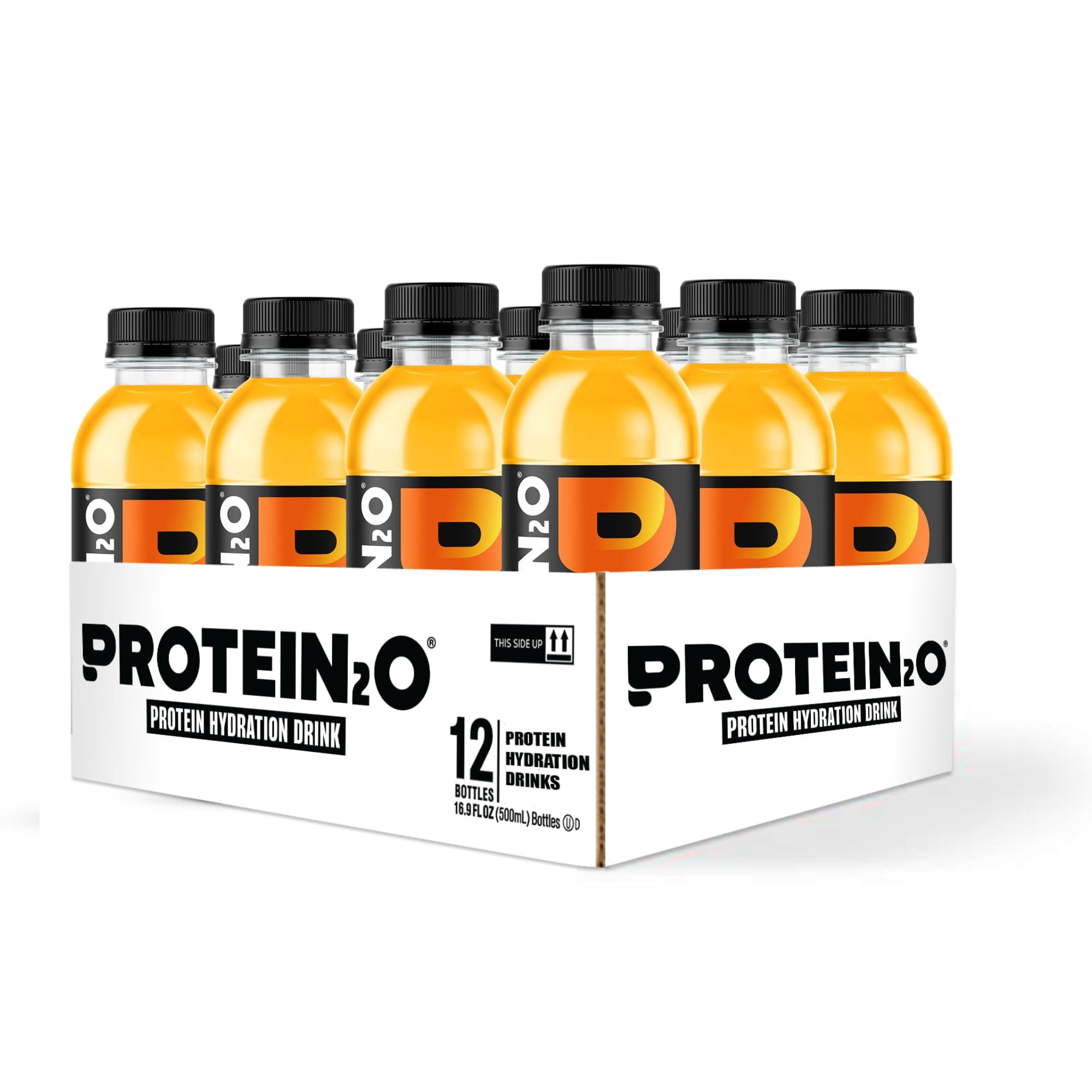 Protein2o Protein2o 20 g Whey Protein Infused Water Plus Electrolytes, Orange Mango, 16.9 Fl Oz, Pack of 12