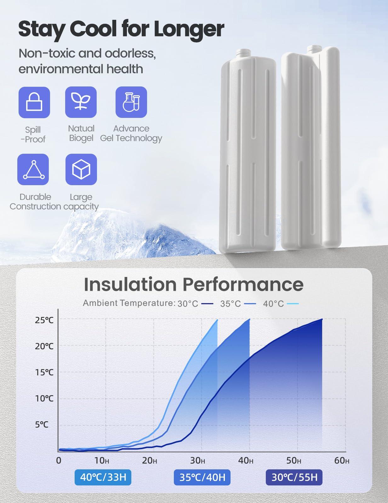 Vaydeer VAYDEER Insulin Cooler Travel Case, Medication Cooler for Travel [Double Lids] [Large Contact Area] [Uniform Temperature] Insulin Pen Cooler TSA Approved for Medications Carry (Purple)