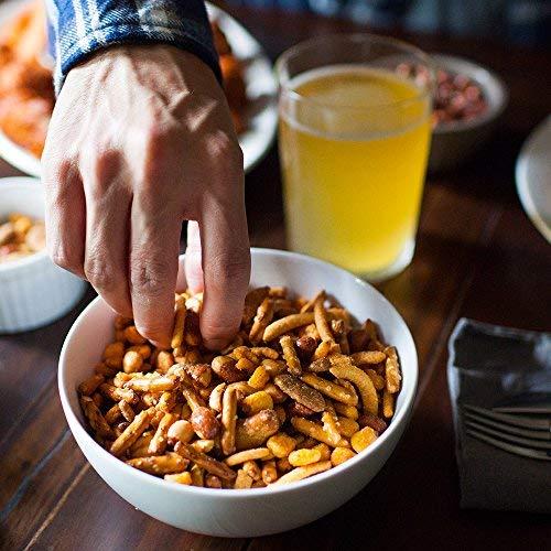 BEER NUTS BEER NUTS Original Bar Mix - Pretzels, Cheese Stix, Sesame Stix, Insane Grain - 26oz Resealable Jar (Pack of 2)