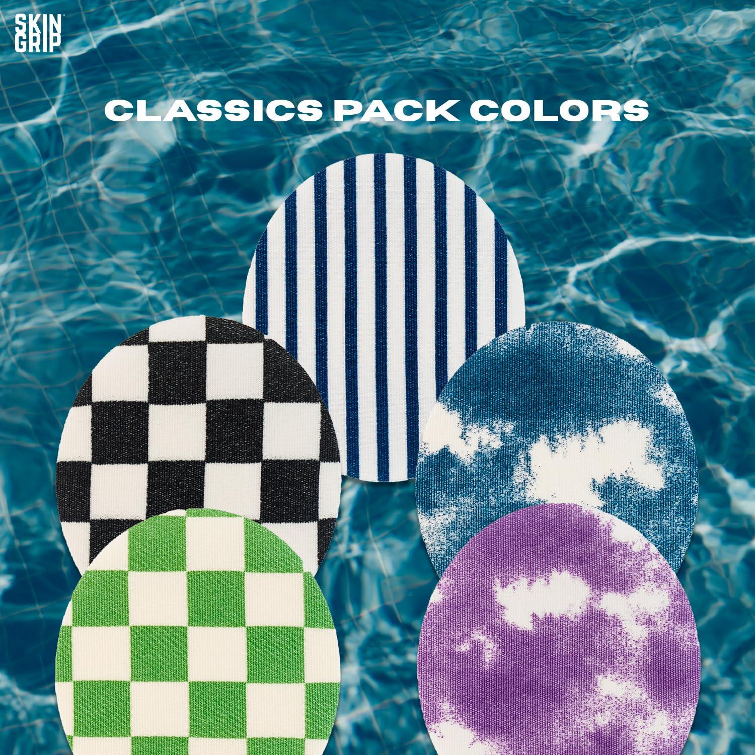 Skin Grip Skin Grip Adhesive Patches for Medtronic, Libre & Eversense CGM Devices Classic Pack, Waterproof & Sweatproof Adhesive for 7-14 Days, Pre-Cut Adhesive Medical Tape, Continuous Glucose Monitor