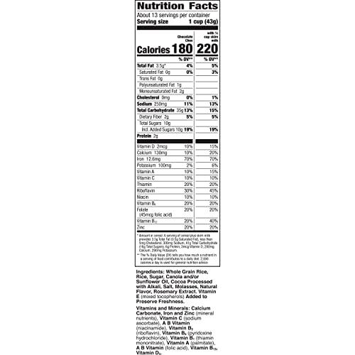 General Mills General Mills Peanut Butter Chex Cereal, Gluten Free Breakfast Cereal, Made with Whole Grain, 12.2 OZ (Pack of 4)