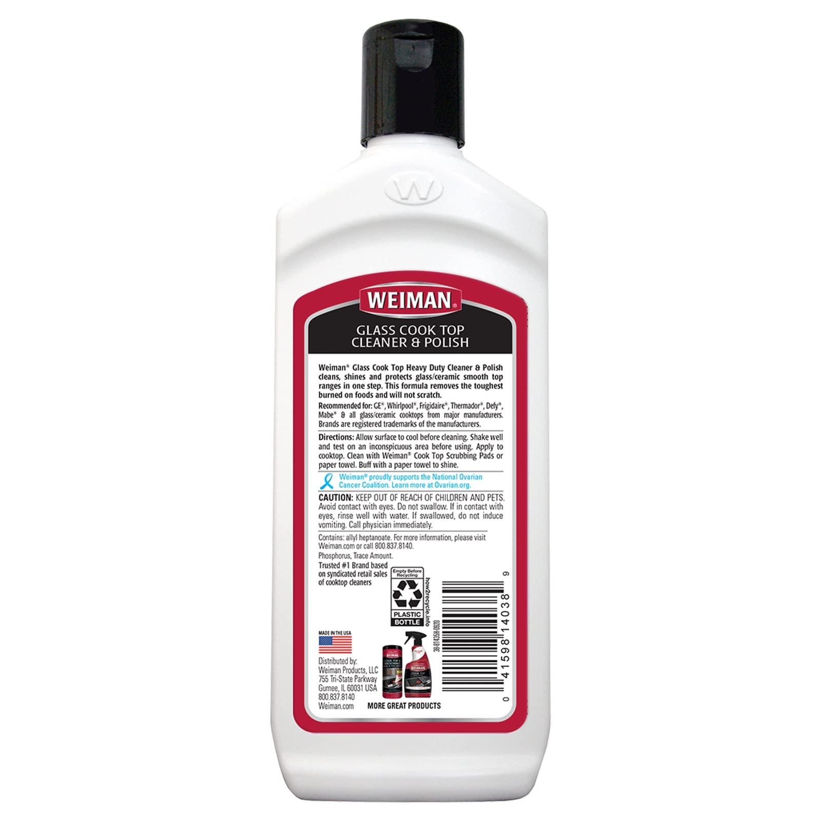 Weiman Weiman Cooktop Cleaner and Polish 10 Ounce 2 Pack