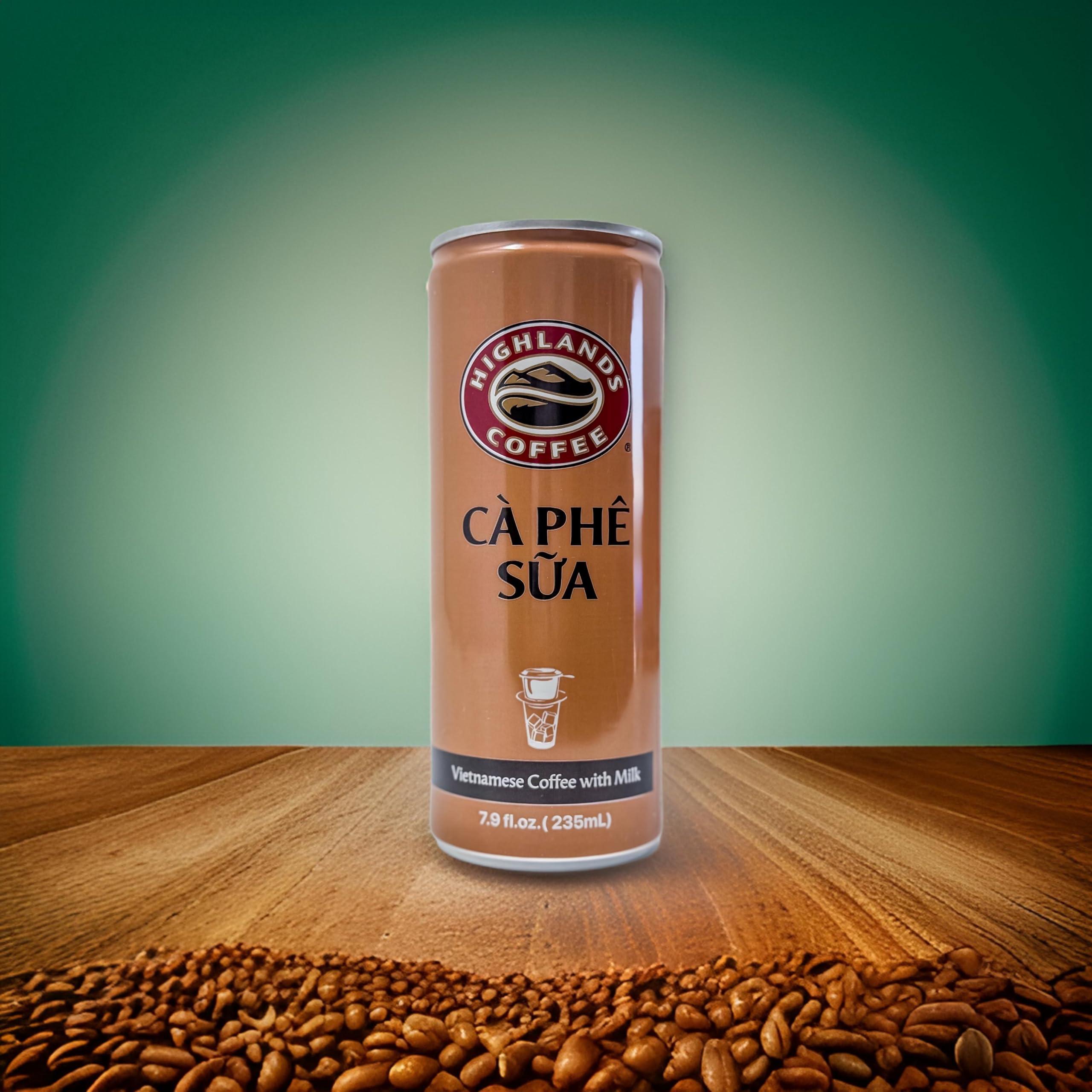 Highlands Coffee Highlands Coffee Highlands Vietnamese Coffee with Milk - Ca Phe Sua (Pack of 6, Robusta)