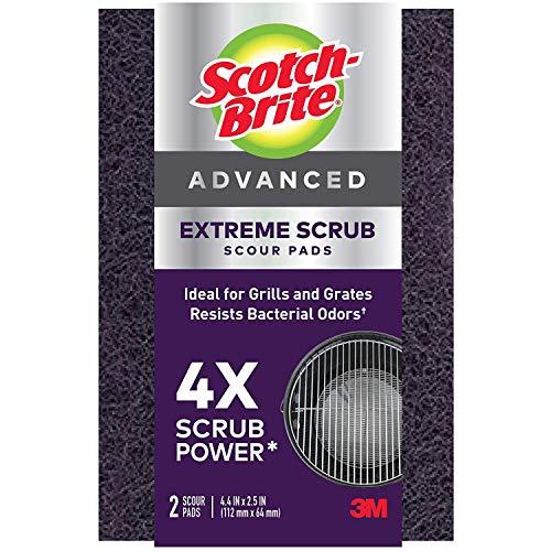 3M Scotch-Brite Scouring Pads: 6 in. x 3.8 in. (Blue) non-scratch / 3-pack
