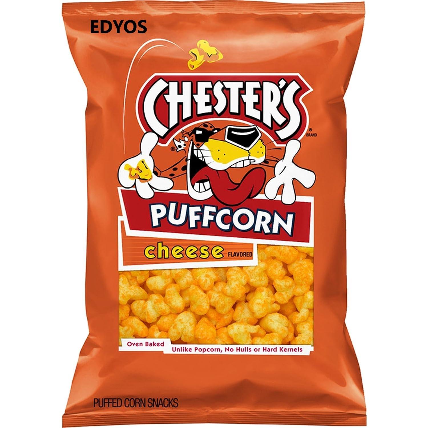 Your Online Store Inc Puffcorn Snacks, Cheese, 4.25 Ounce (Pack of 4)