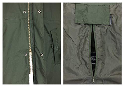 Outback Trading Outback Trading Long Sleeve Rain Coat, Dark Olive, Small