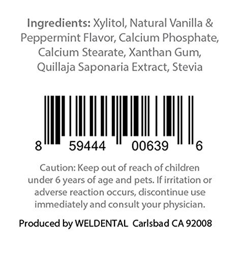 WELdental Weldental Chewtab Toothpaste Tablets Vanilla Mint