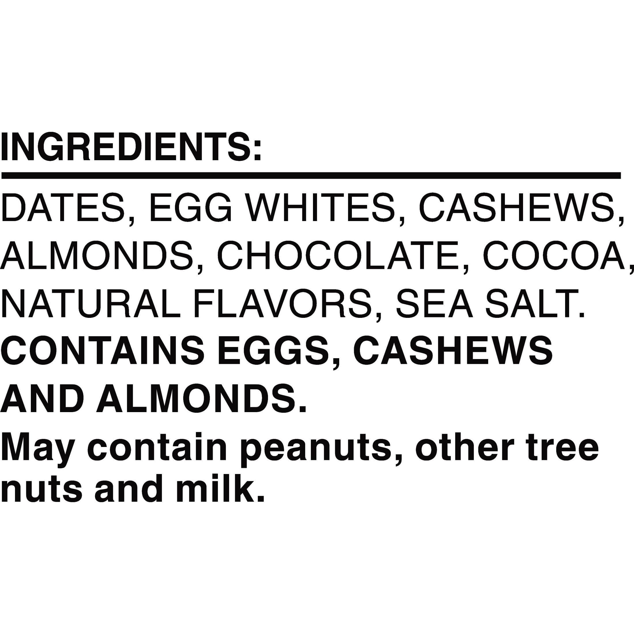 RXBAR RXBAR Protein Bars, 12g Protein, Gluten Free Snacks, Chocolate Sea Salt (6 Boxes, 30 Bars)