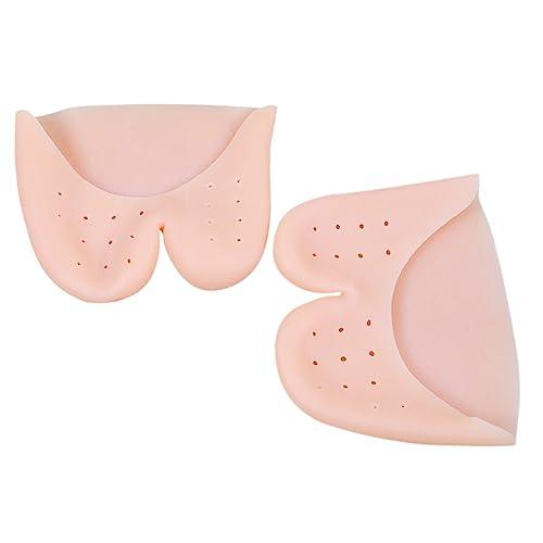 Healeved Healeved 4 Pairs Big Toe Protection Toe Cover Pointe Cushion Toe Protector gel with hole