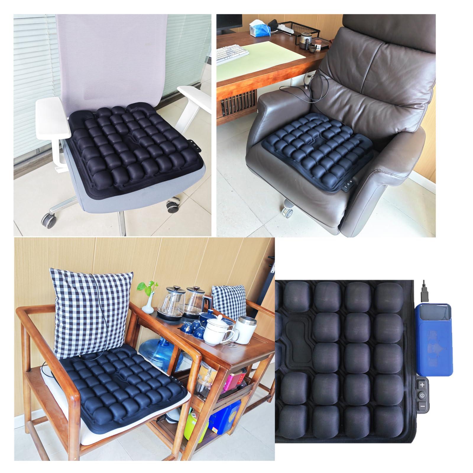 YUNYEUNG YUNYEUNG Electric Inflatable Wheelchair Cushions for Pressure reliefUlcer & Pressure Sore Prevention - Pain Relief Cushion for Extended Sitting Air Seat Cushions